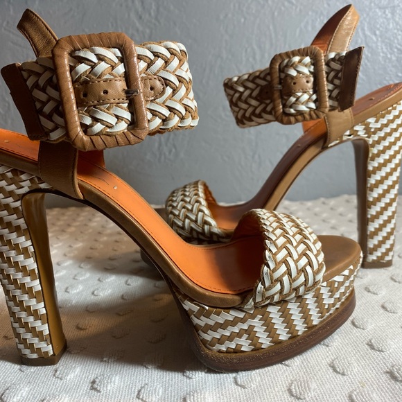 VIA SPIGA Woven Braided Platform Sandals - Picture 14 of 16